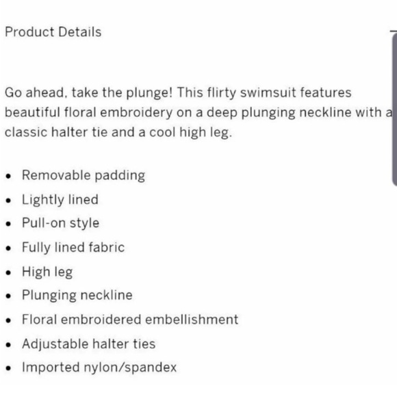 PINK Victoria's Secret Black and Pink Swimwear Embroidered One Piece Medium - Picture 4 of 12